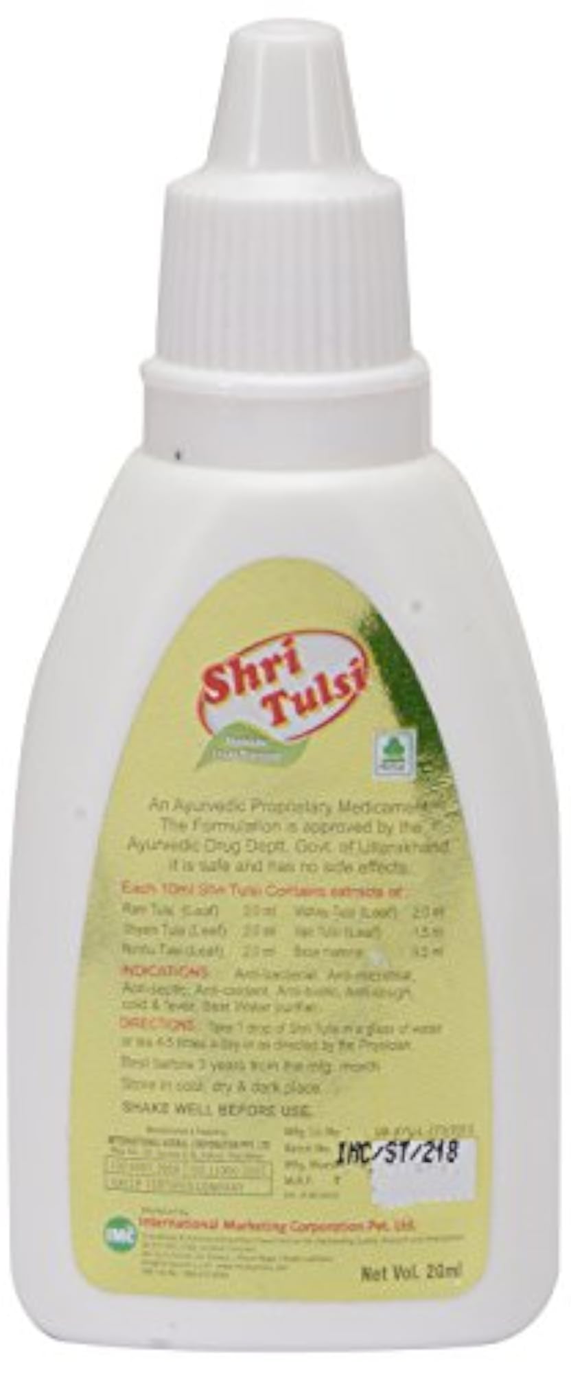 Shri Tulsi, Herbal Supplement for Wellness